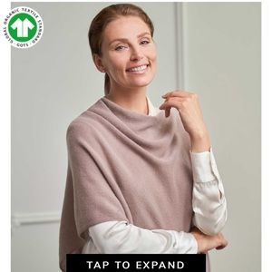 Pure Collection Organic Cashmere Poncho
